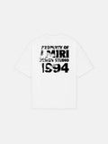 230g heavyweight 2026 spring/summer new men's MA bone pattern short-sleeved T-shirt