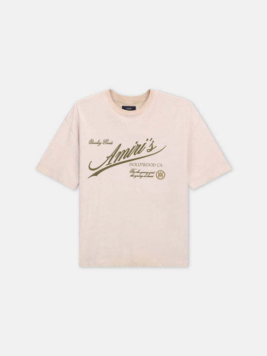230g heavyweight 2026 spring/summer new men's MA bone pattern short-sleeved T-shirt