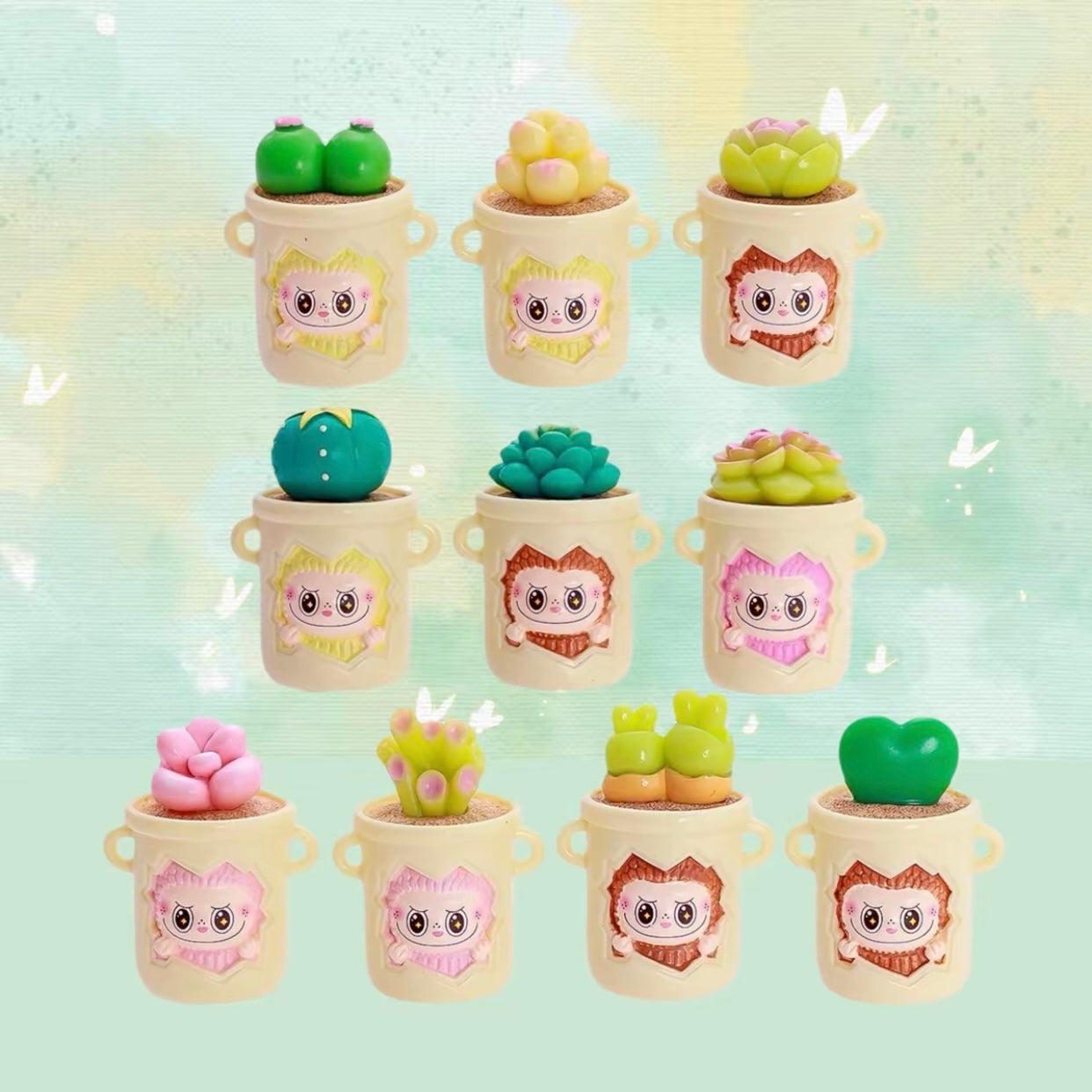 Succulent Labubu Potted Plant