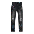 High street rock-inspired jeans