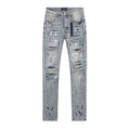 Artisan Paint Splatter Distressed Jeans