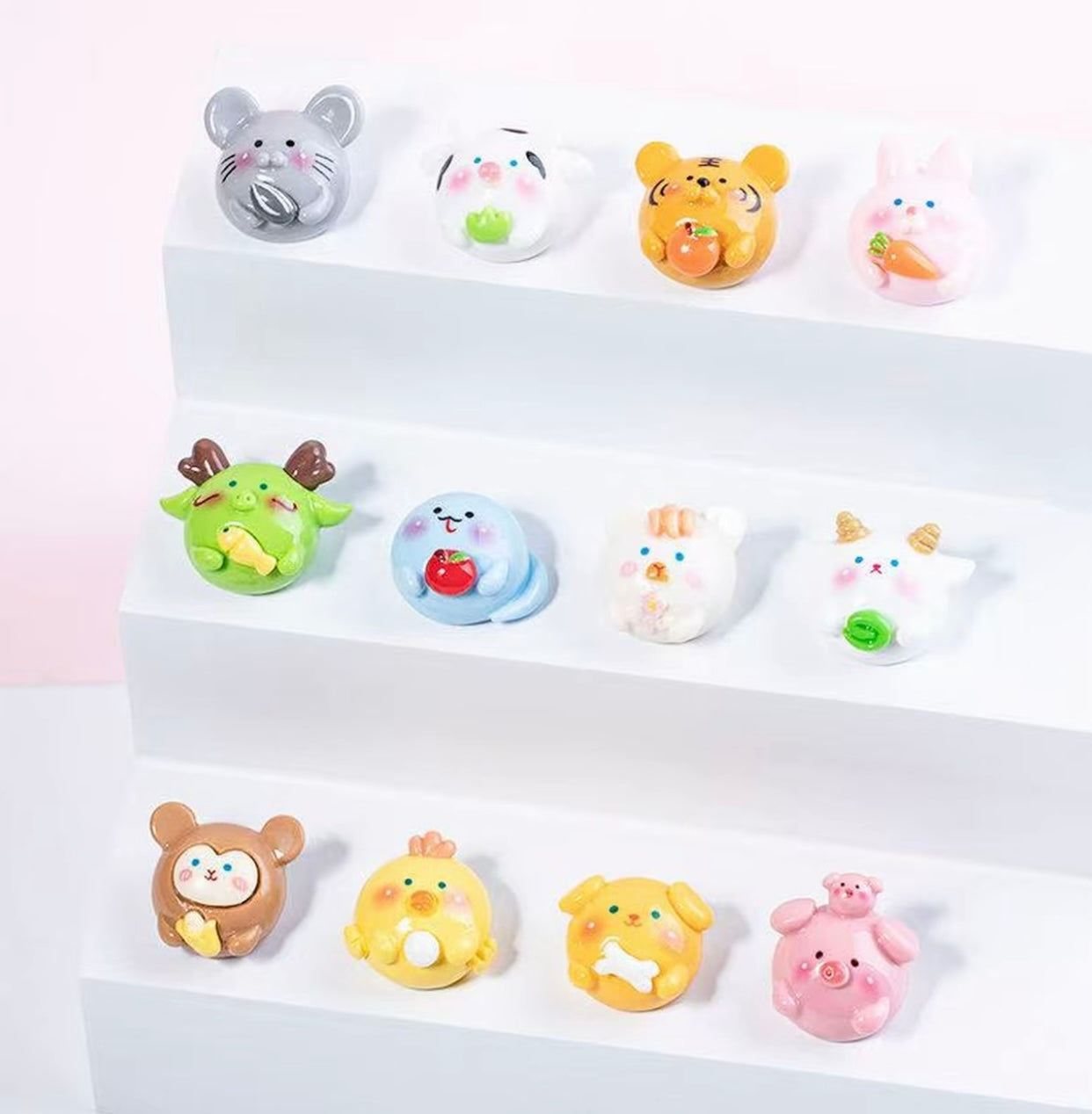 12-Piece Cute Chinese Zodiac