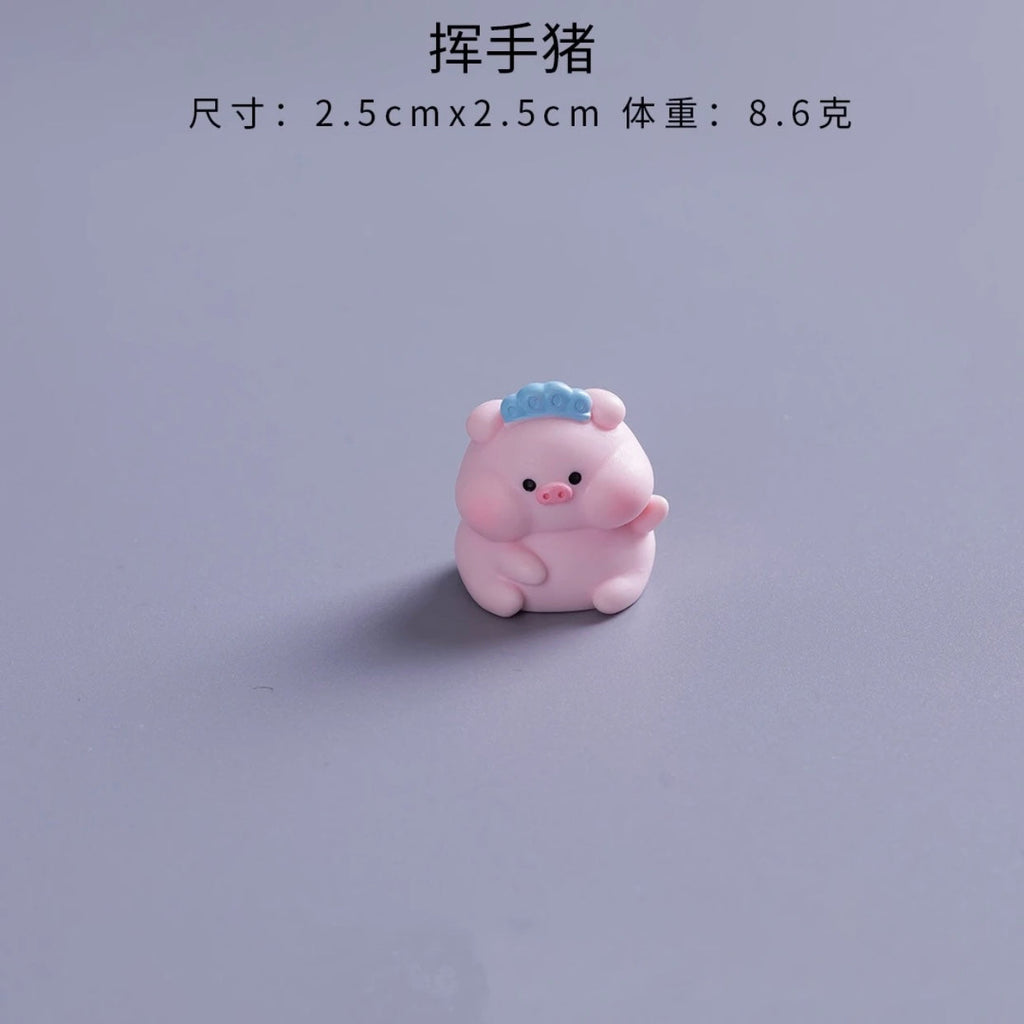 6-Piece Cute and Adorable Piglets