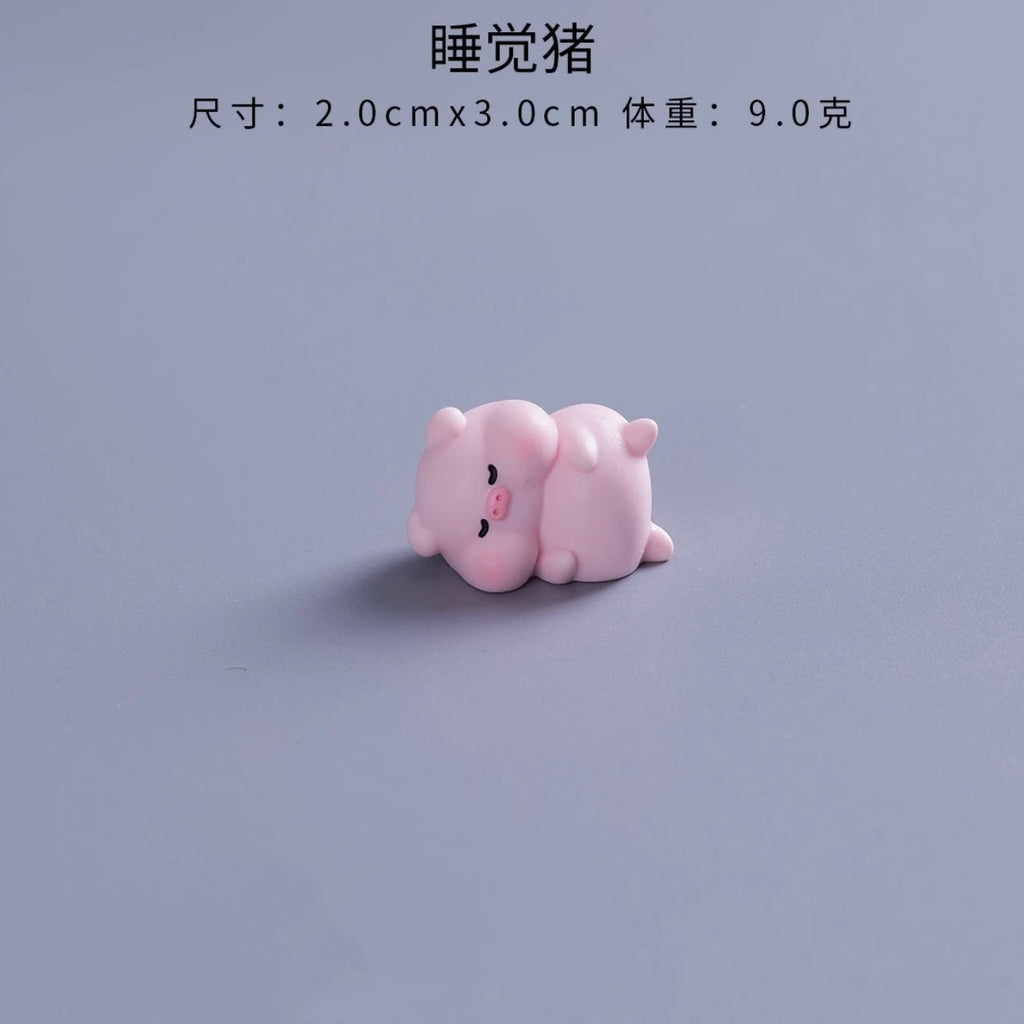 6-Piece Cute and Adorable Piglets