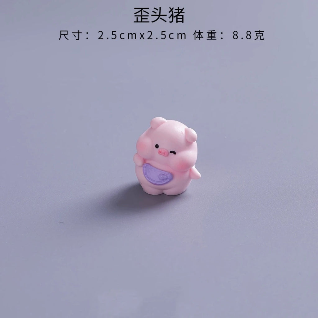 6-Piece Cute and Adorable Piglets