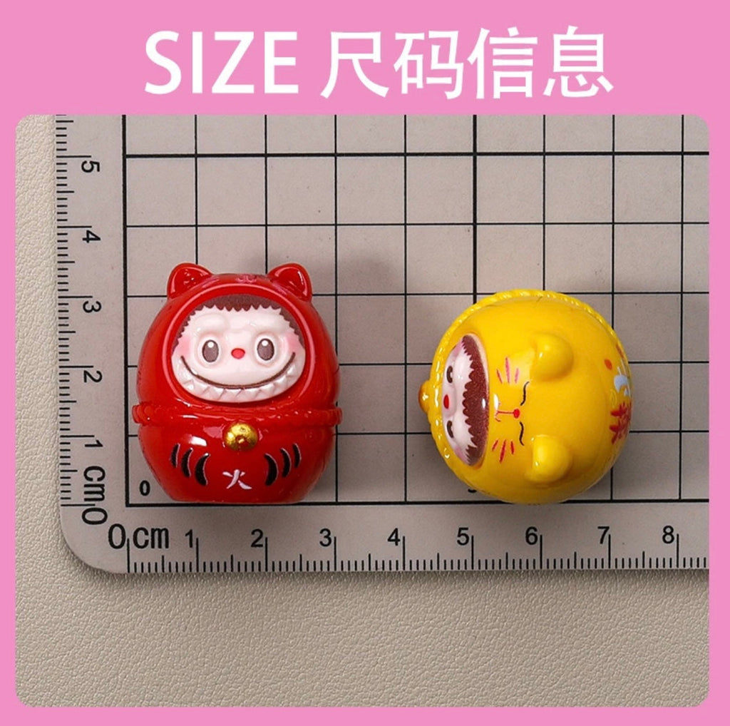 Lucky Cat Daruma Labubu