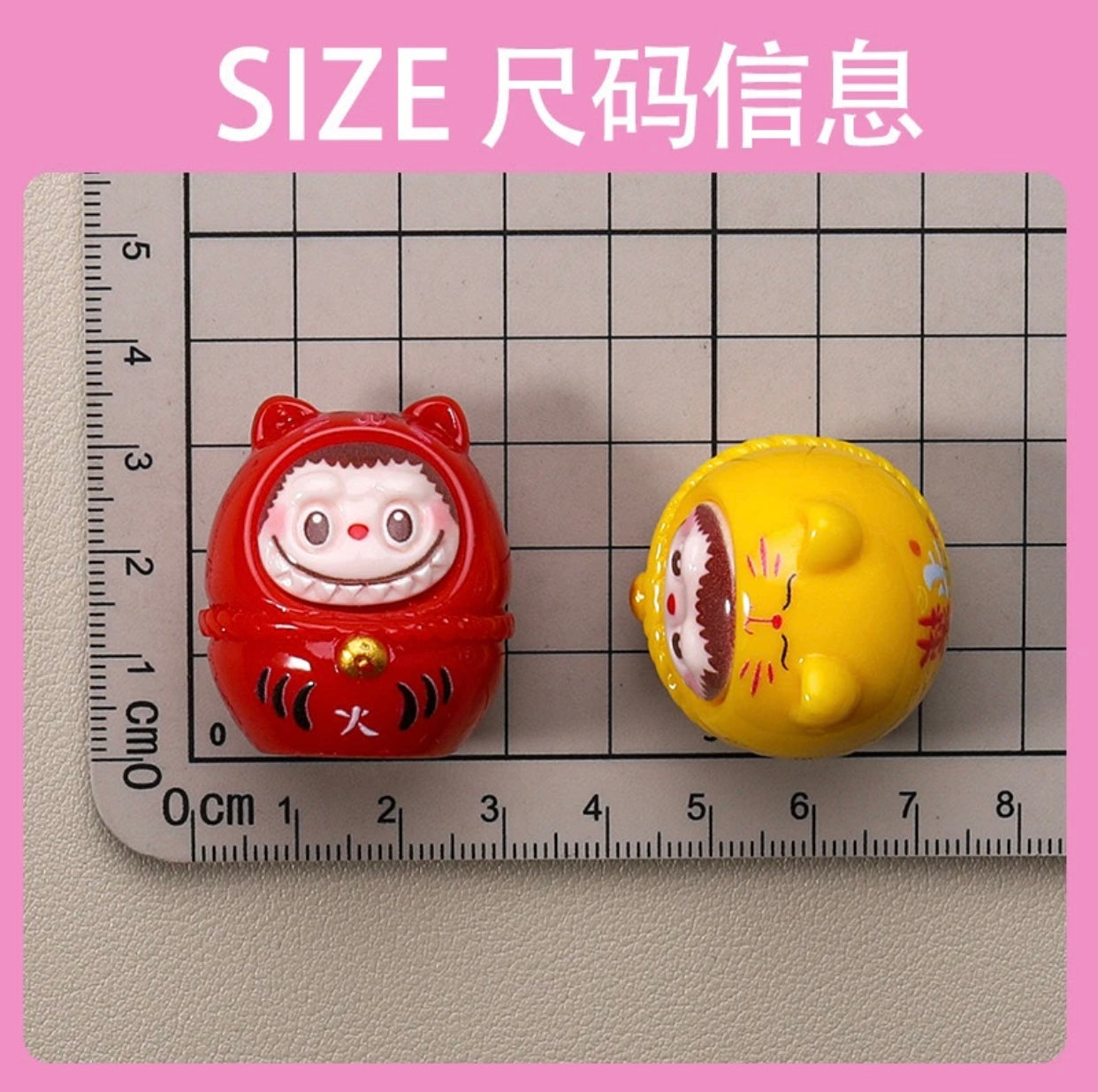 Lucky Cat Daruma Labubu