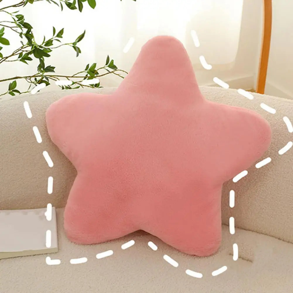 Cute Soft Star Plush Pillow in Various Sizes and Colors
