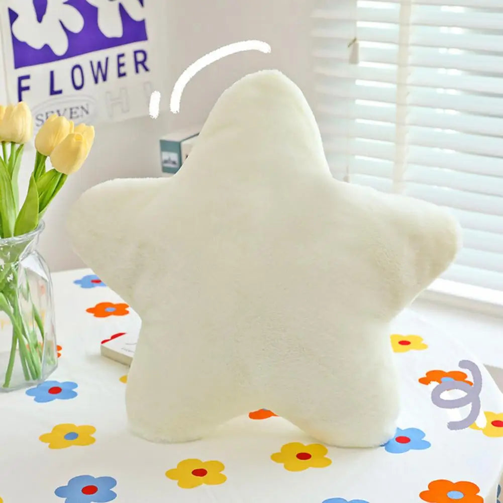 Cute Soft Star Plush Pillow in Various Sizes and Colors