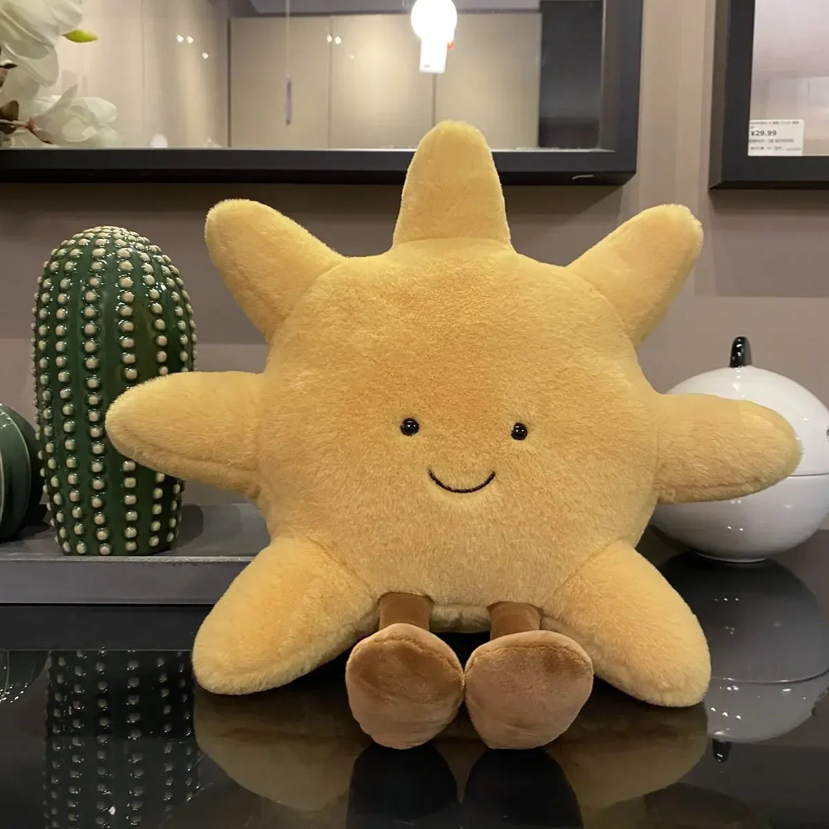 Moon or Sun Stuffed Plushie Cushion Bedroom Decor Sofa Throw Pillow