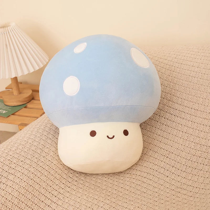 Colorful Cozy Pastel Mushroom Plushie Toy