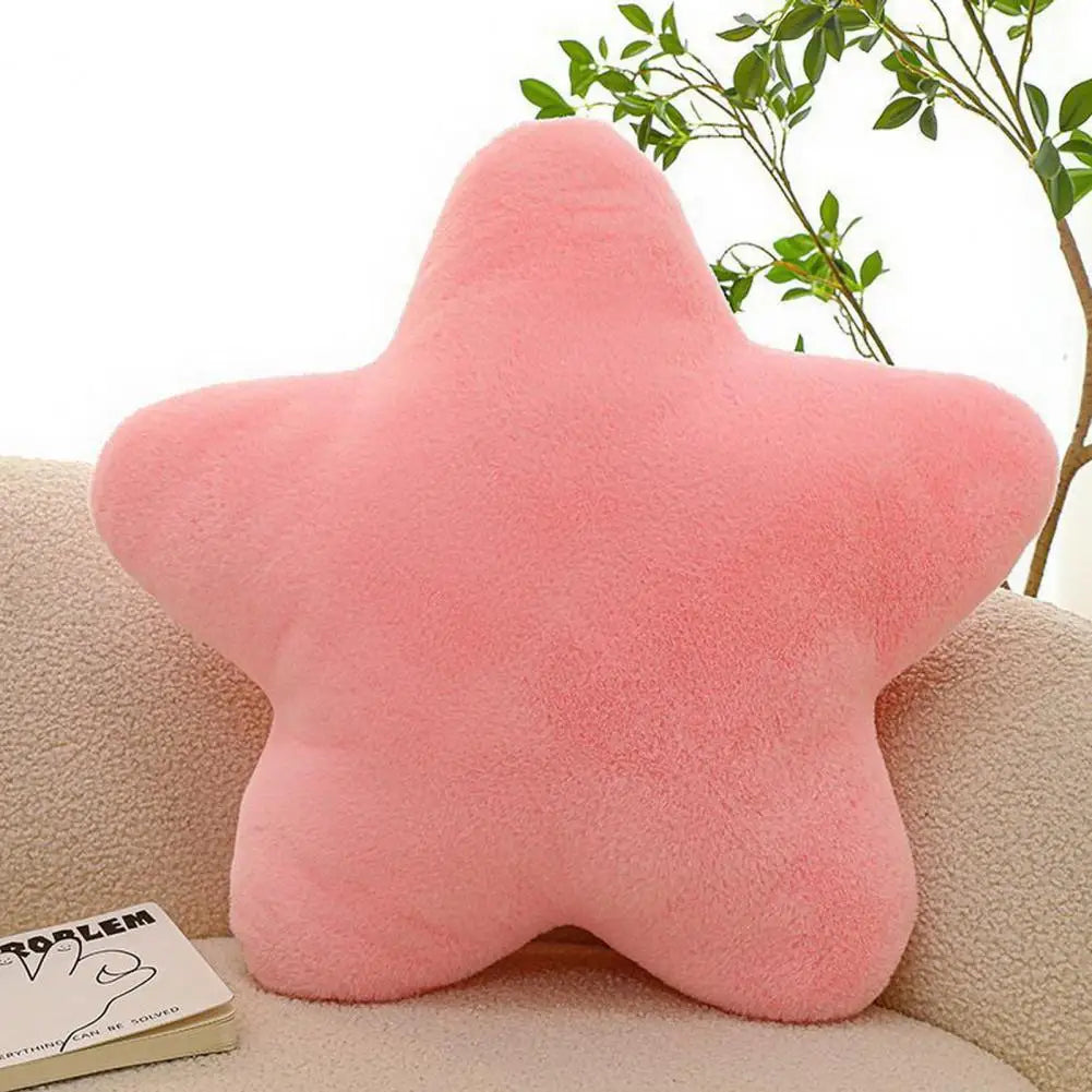 Cute Soft Star Plush Pillow in Various Sizes and Colors