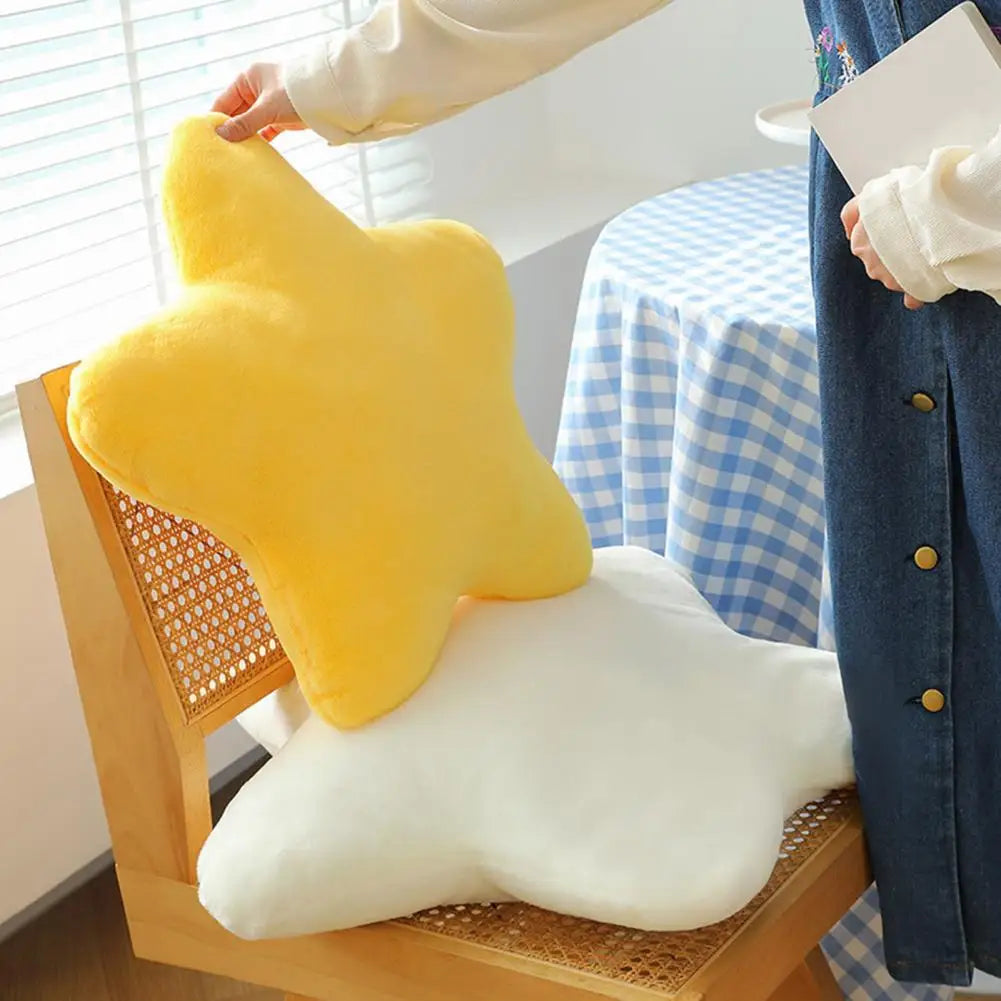 Cute Soft Star Plush Pillow in Various Sizes and Colors
