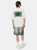 Men's Luxury Off-White Baroque Carpet Print Heavyweight Tee
