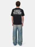 Men's Luxury Black Tour Merch Style Heavyweight City Tee