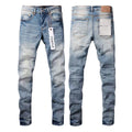 Luxury Clean Non-Distressed Denim with 3D Resin Crinkle Whiskers