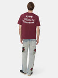Men's Luxury Maroon Heavyweight Vintage Logo Tee