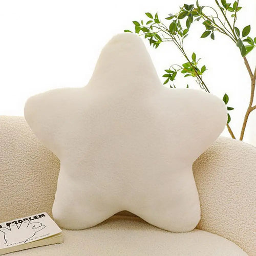 Cute Soft Star Plush Pillow in Various Sizes and Colors