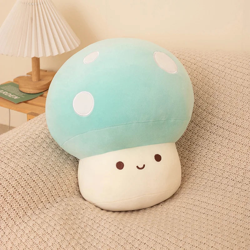 Colorful Cozy Pastel Mushroom Plushie Toy