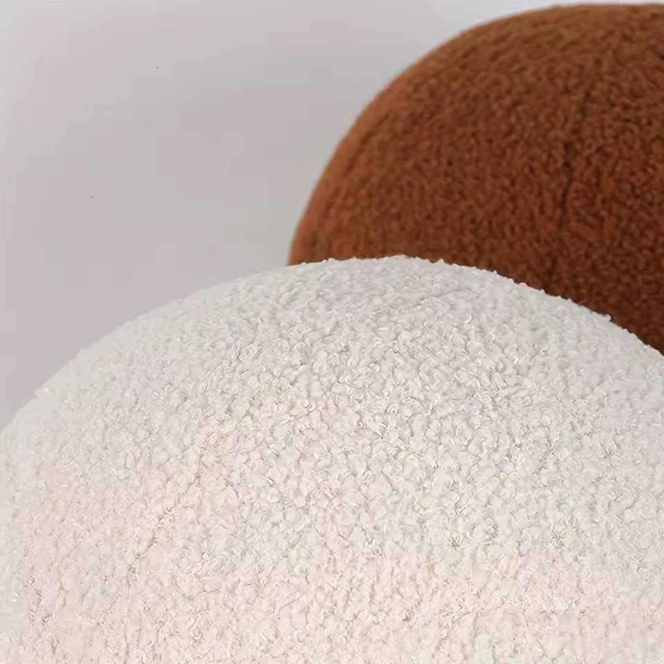 Japandi Boucle Ball Cushion