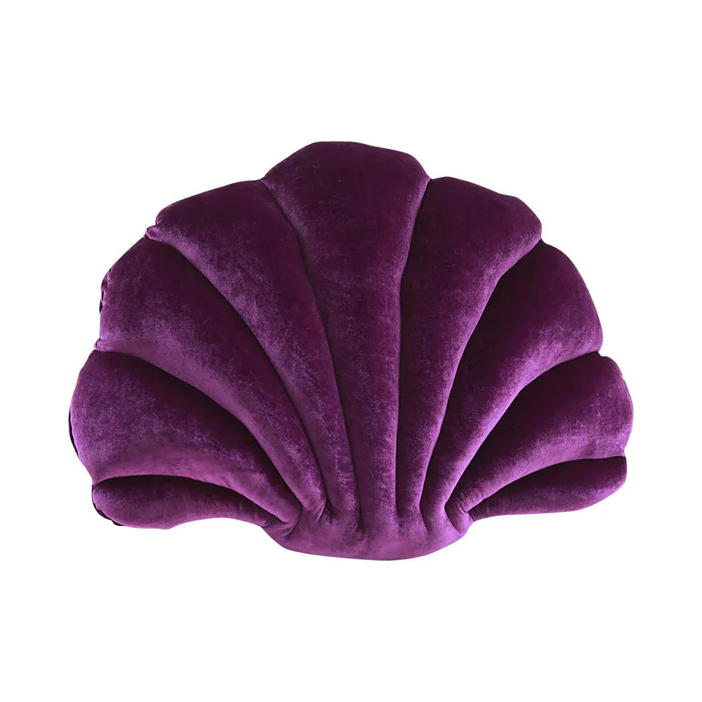 Sea Shell Velvet Throw Pillow