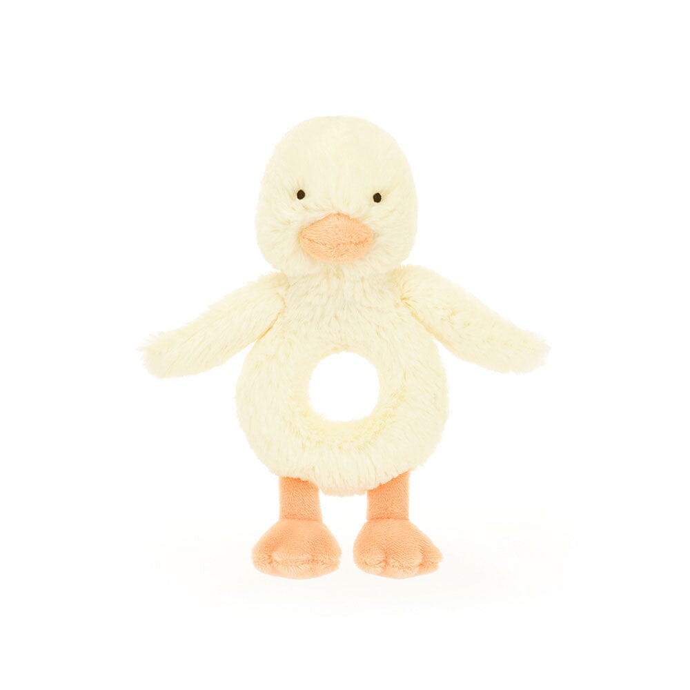 Jellycat - Ring Rattle | Bashful Duckling