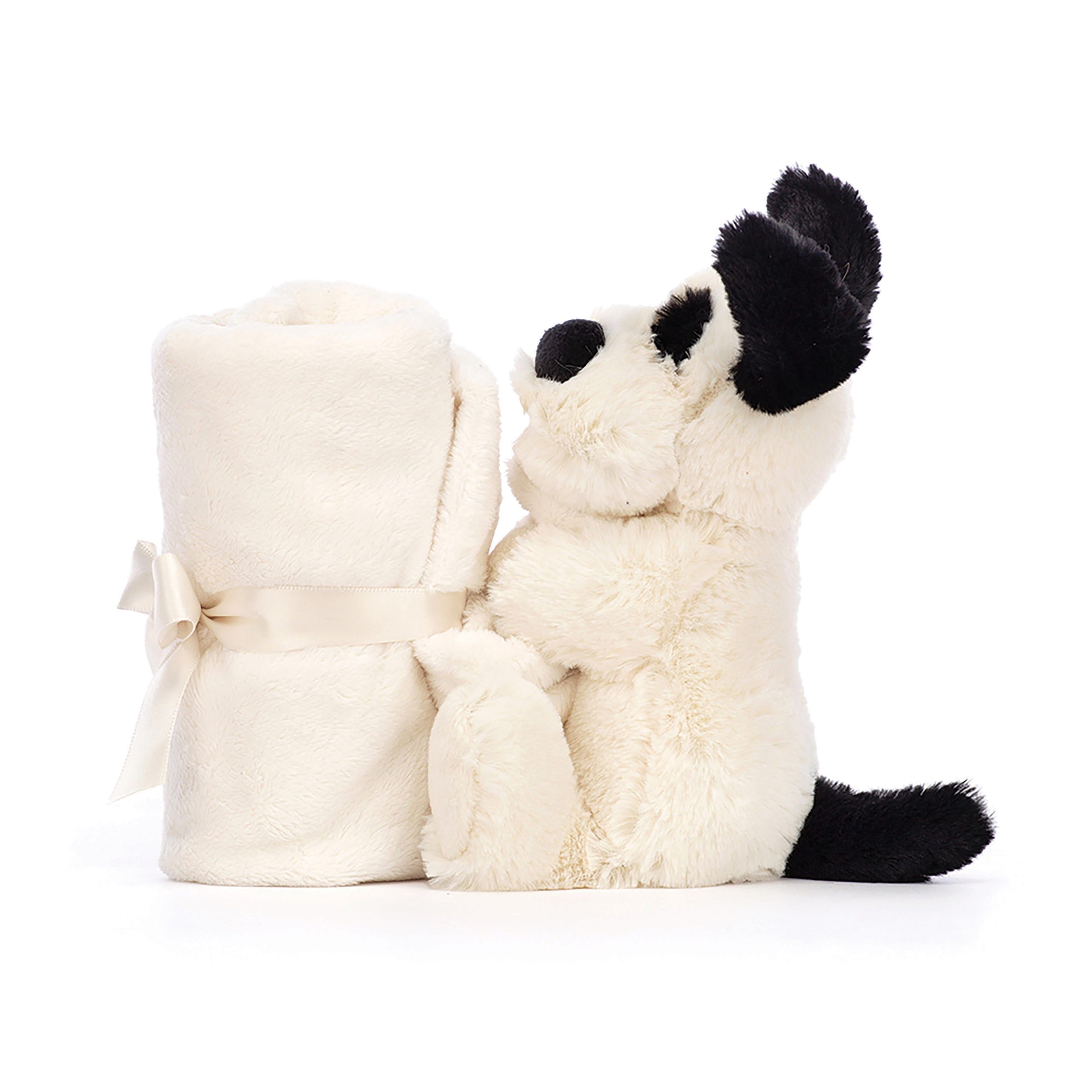 Jellycat - Soother | Bashful Black & Cream Puppy - Discontinued