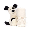 Jellycat - Soother | Bashful Black & Cream Puppy - Discontinued