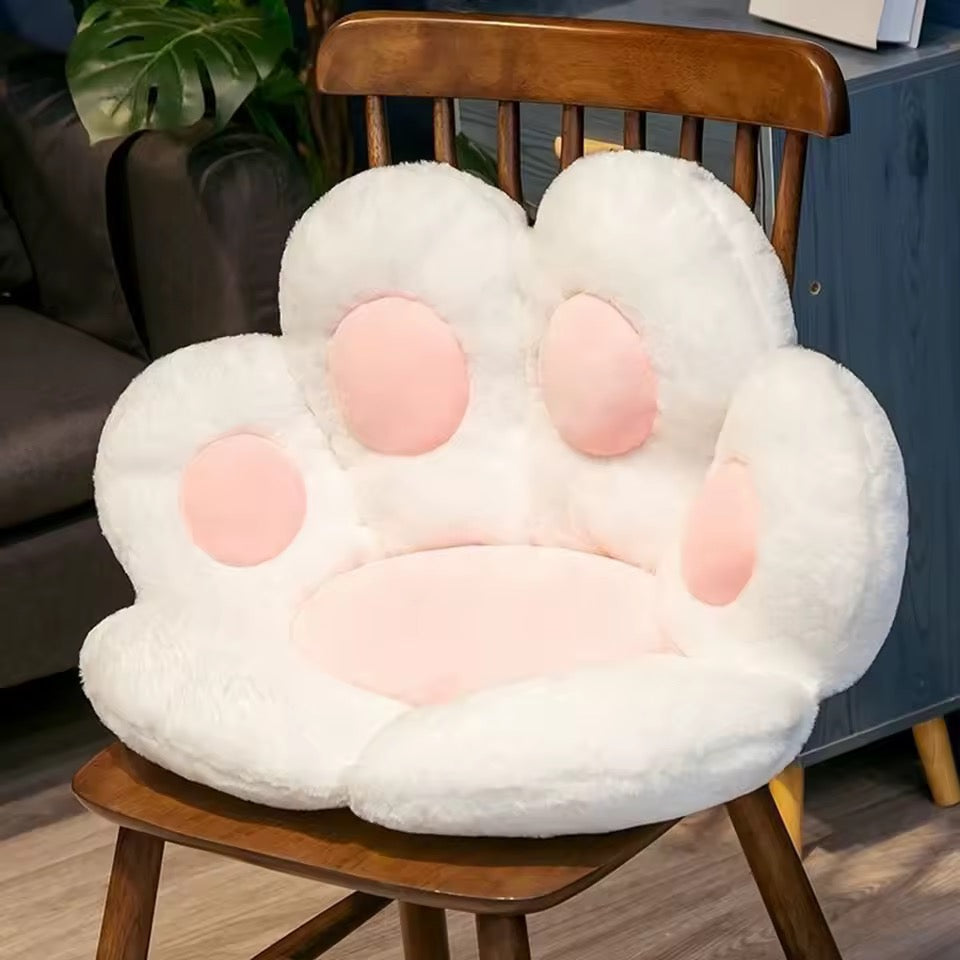 Pastel Cat Paw Seat Cushion